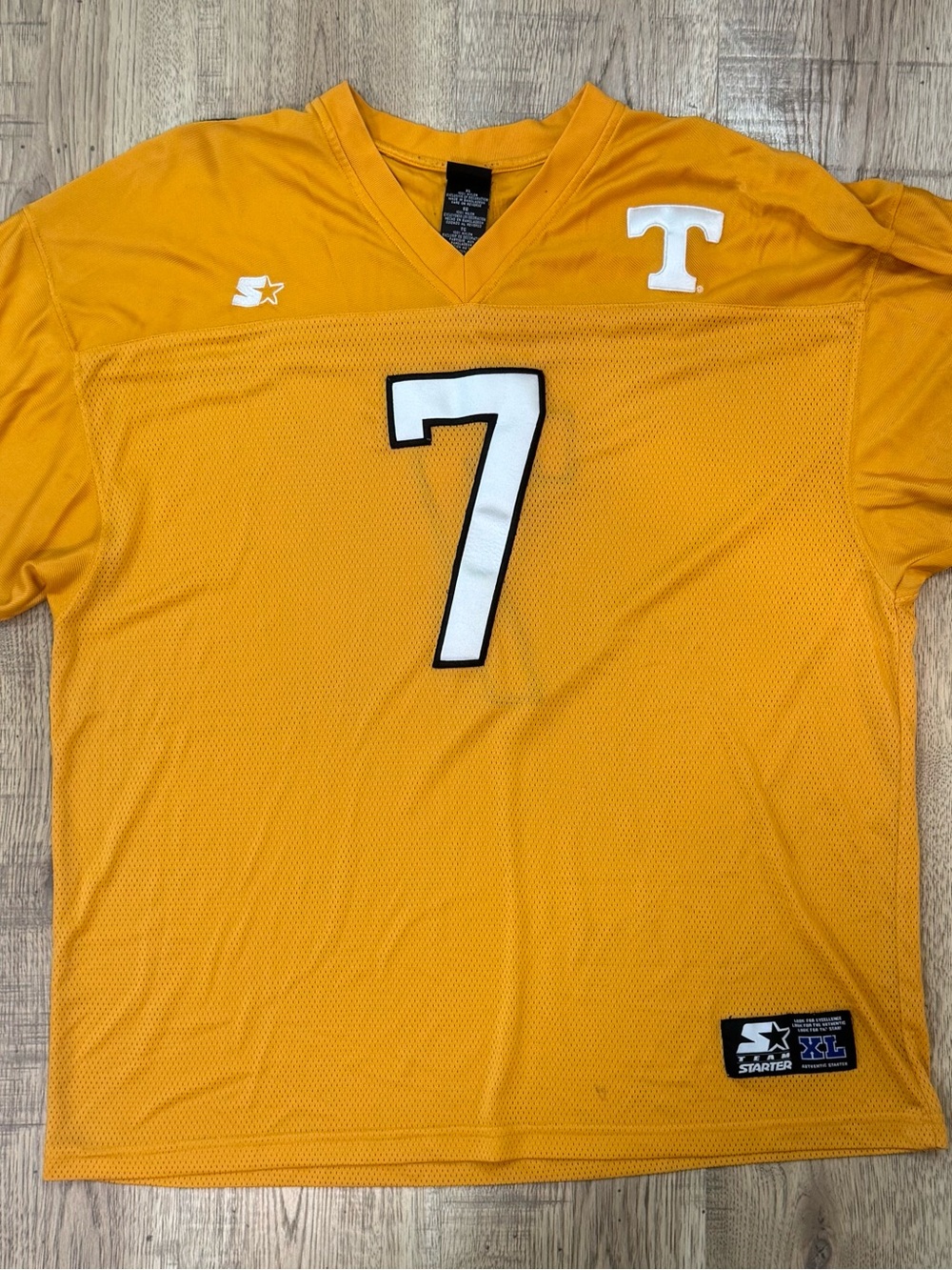 STARTER Men's Orange Tennessee #7 Football Jersey